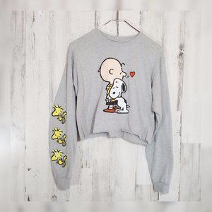 MIGHTY FINE Peanuts cropped sweatshirt